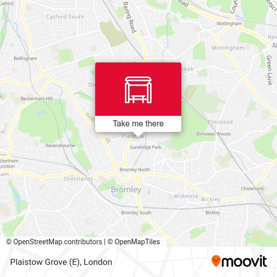 Plaistow Grove (E) map