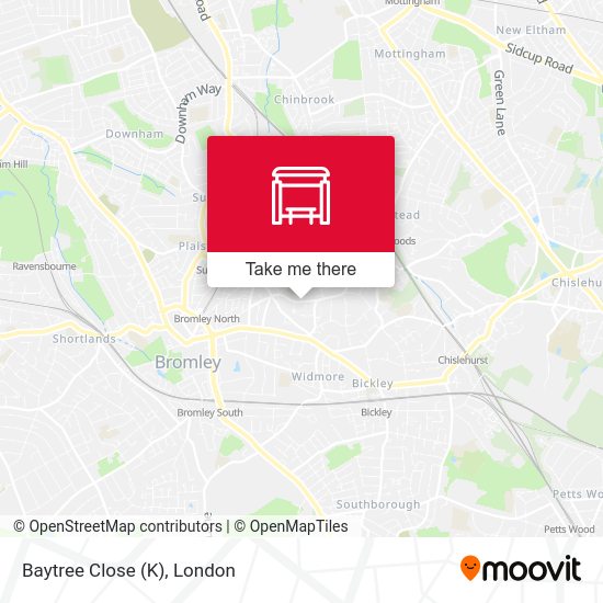 Baytree Close (K) map