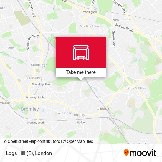 Logs Hill (E) map