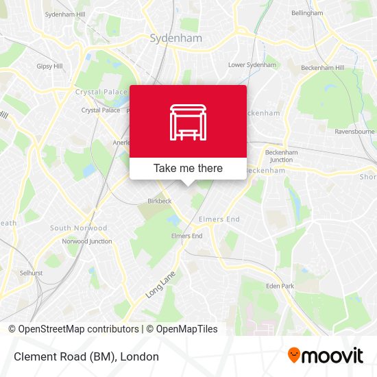 Clement Road (BM) map