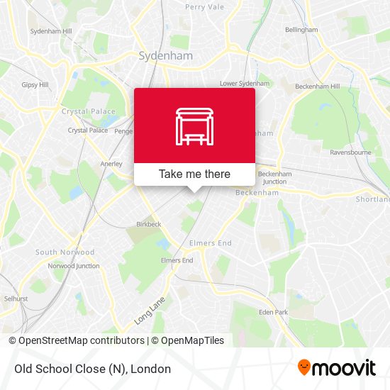 Old School Close (N) map