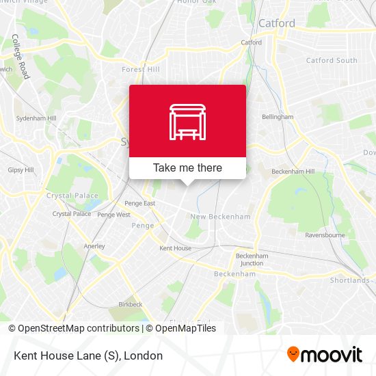 Kent House Lane (S) map