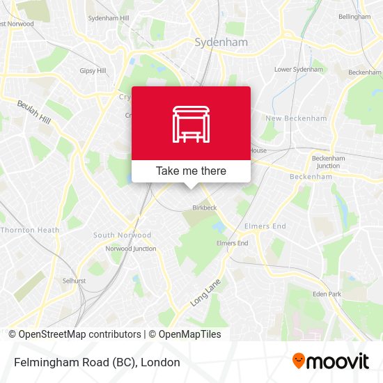 Felmingham Road (BC) map