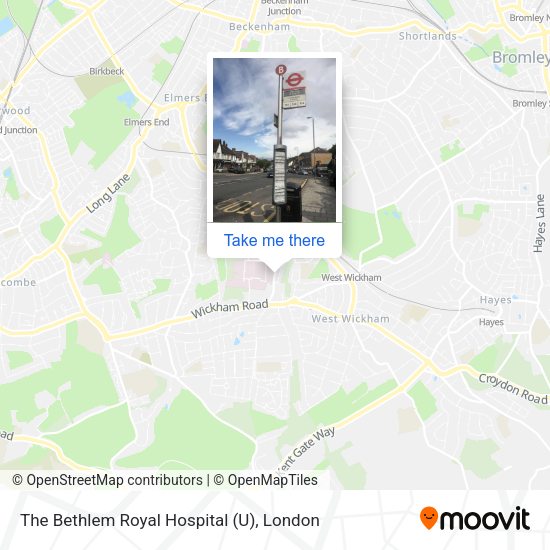 The Bethlem Royal Hospital (U) map