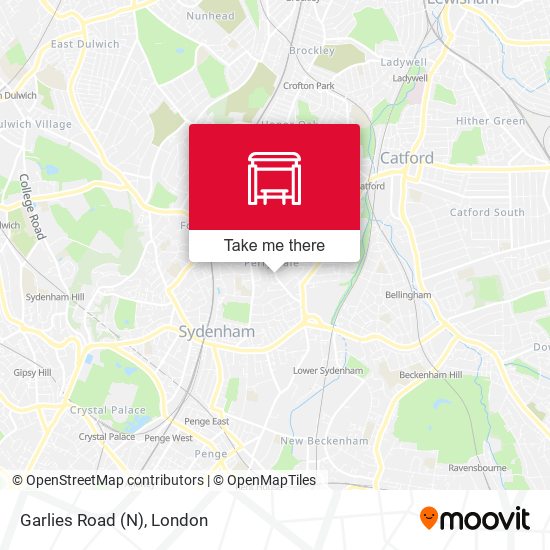 Garlies Road (N) map