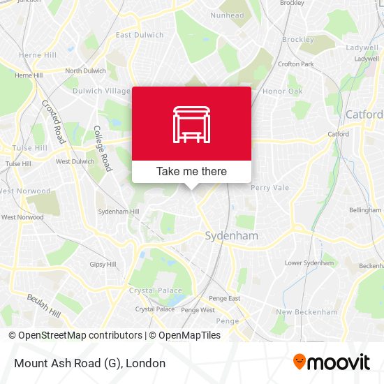 Mount Ash Road (G) map