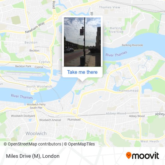 Miles Drive map