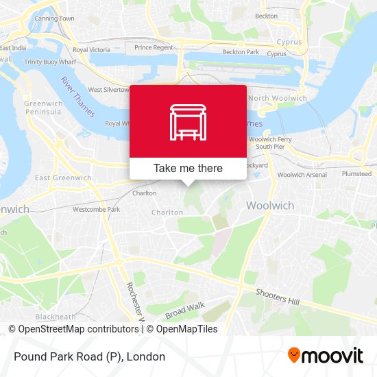 Pound Park Road map