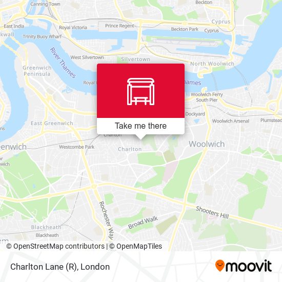 Charlton Lane (R) map