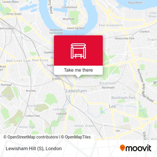 Lewisham Hill (S) map