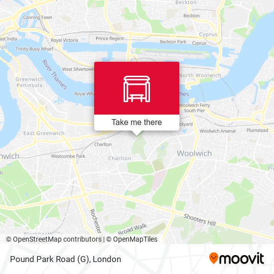 Pound Park Road (G) map