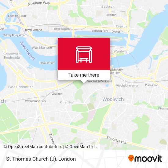 St Thomas Church (J) map