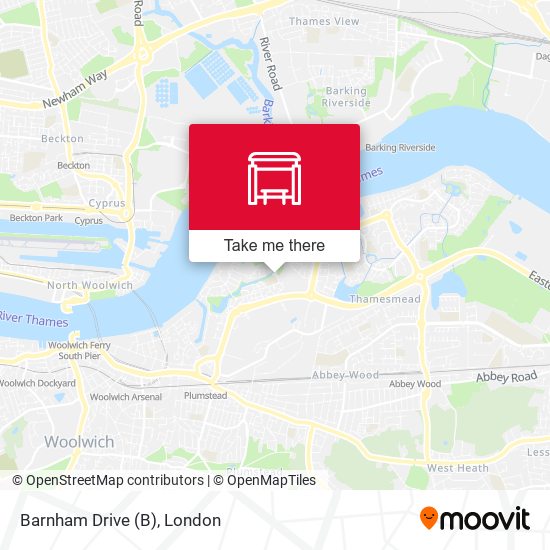 Barnham Drive map