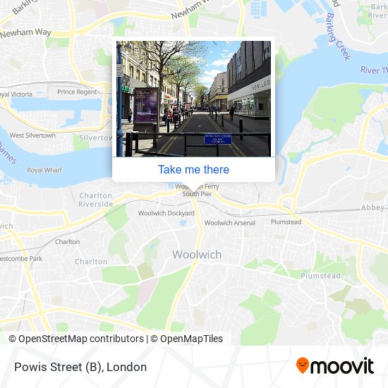 Powis Street (B) map
