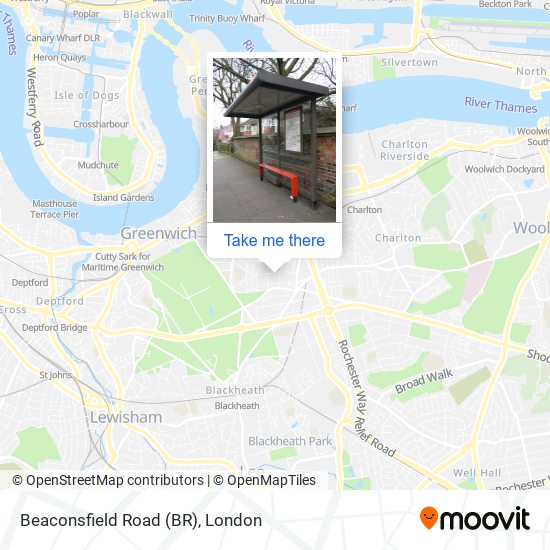 Beaconsfield Road (BR) map