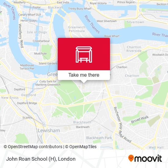 John Roan School (H) map