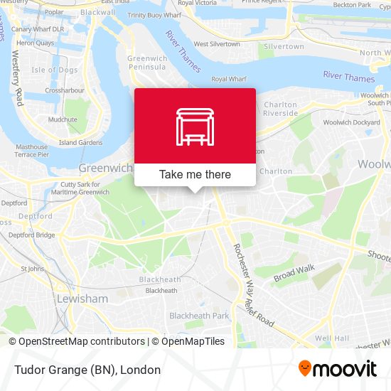 Tudor Grange (BN) map