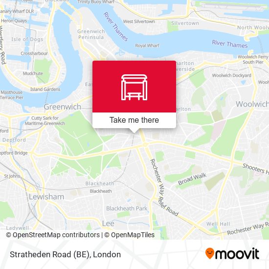 Stratheden Road (BE) map