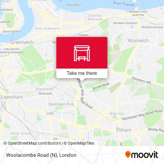 Woolacombe Road (N) map