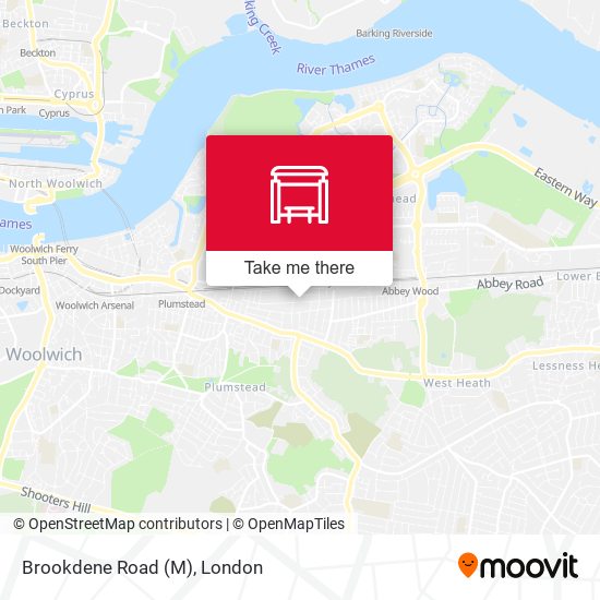 Brookdene Road (M) map