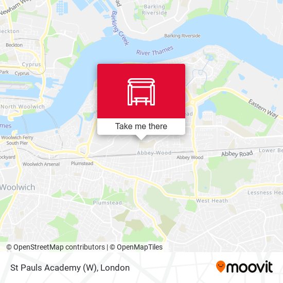 St Pauls Academy (W) map