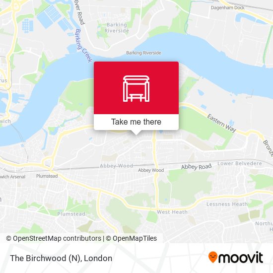 The Birchwood (N) map