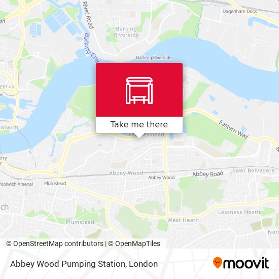 Abbey Wood Pumping Station map