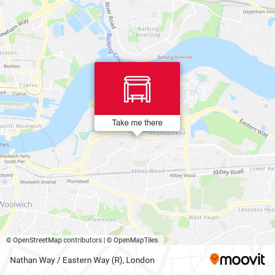 Nathan Way / Eastern Way (R) map