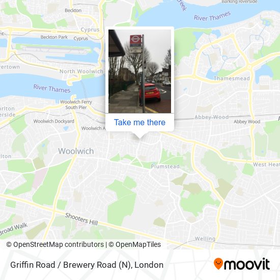 Griffin Road / Brewery Road (N) map