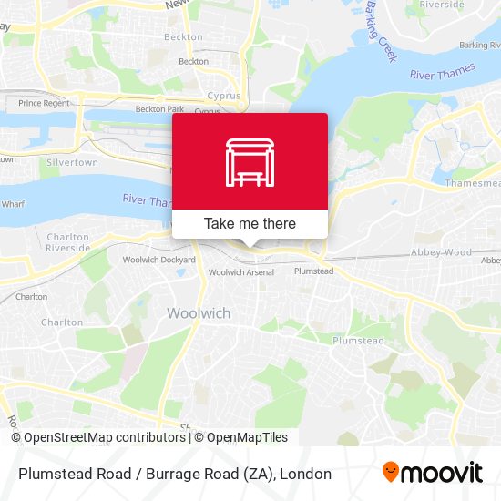 Plumstead Road / Burrage Road (ZA) map