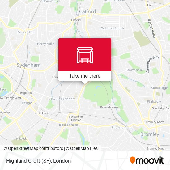 Highland Croft (SF) map