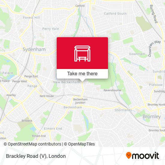 Brackley Road (V) map
