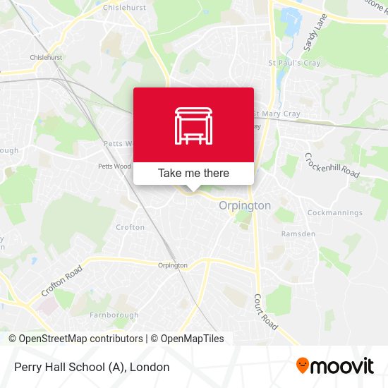 Perry Hall School (A) map