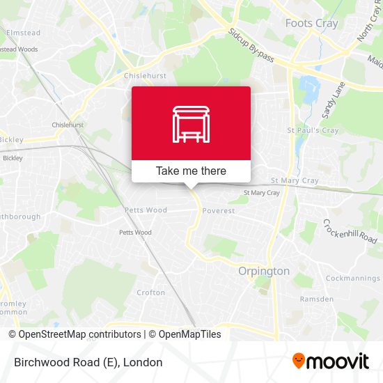 Birchwood Road (E) map