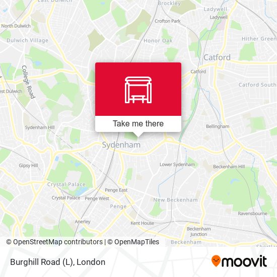 Burghill Road (L) map