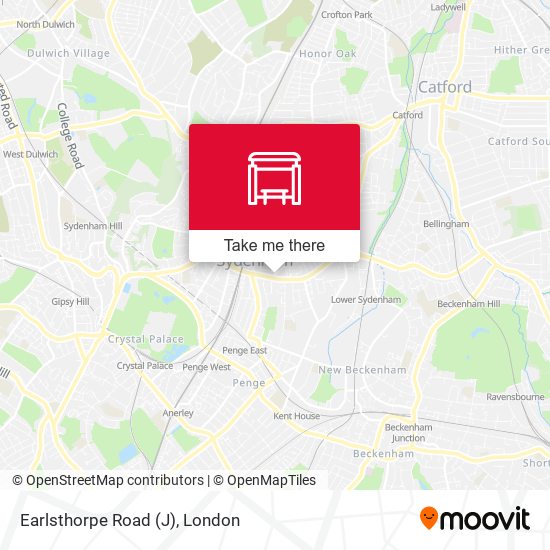 Earlsthorpe Road (J) map