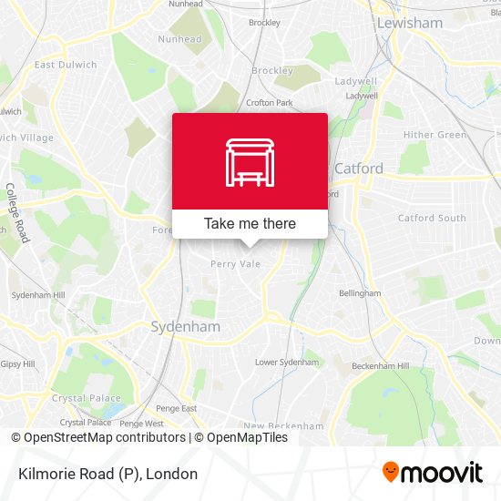Kilmorie Road (P) map