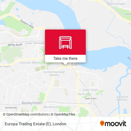 Europa Trading Estate map