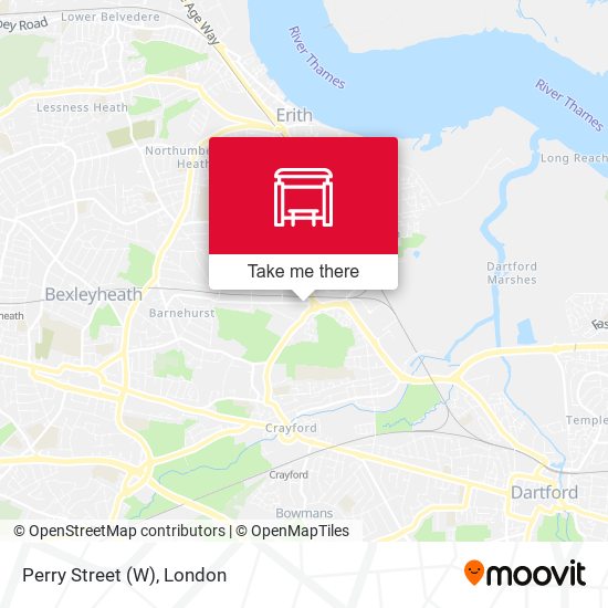 Perry Street (W) map