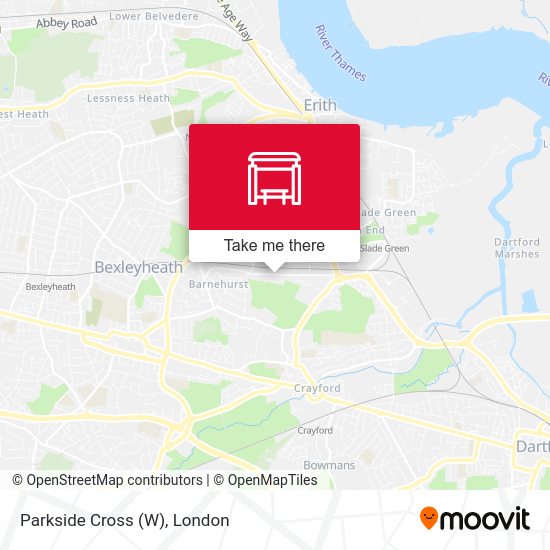 Parkside Cross (W) map