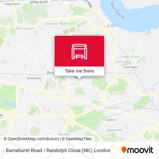 Barnehurst Road / Randolph Close (NK) map