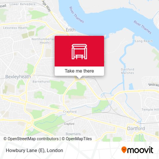 Howbury Lane (E) map