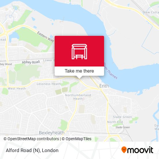 Alford Road (N) map