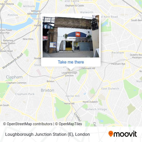 Loughborough Junction Station (E) map
