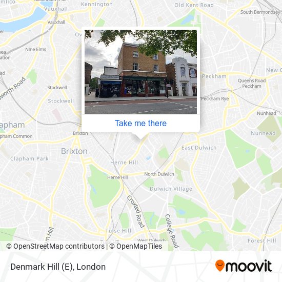 Denmark Hill (E) map