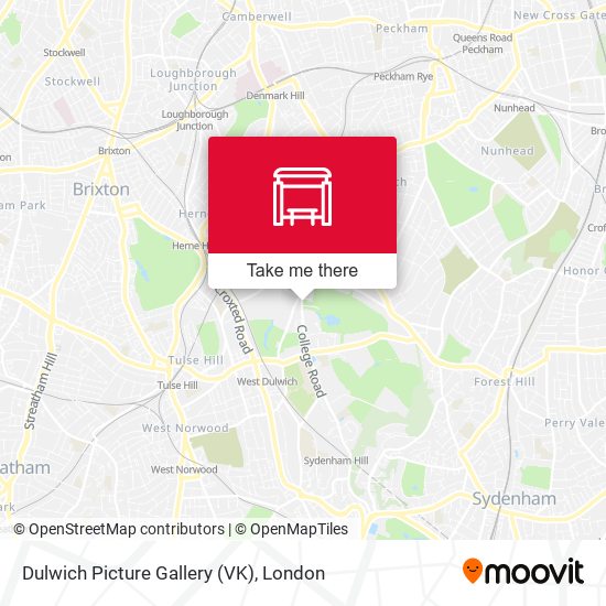 Dulwich Picture Gallery (VK) map