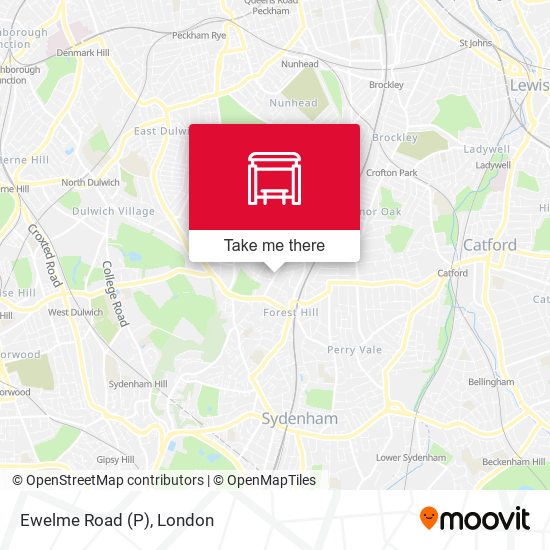 Ewelme Road (P) map