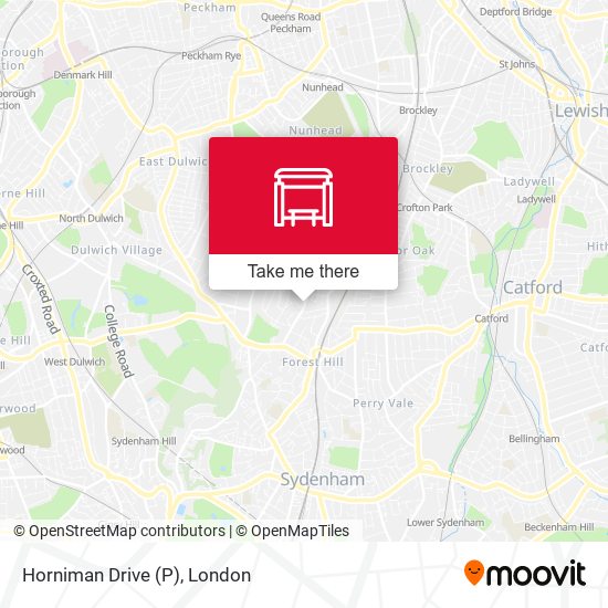 Horniman Drive (P) map