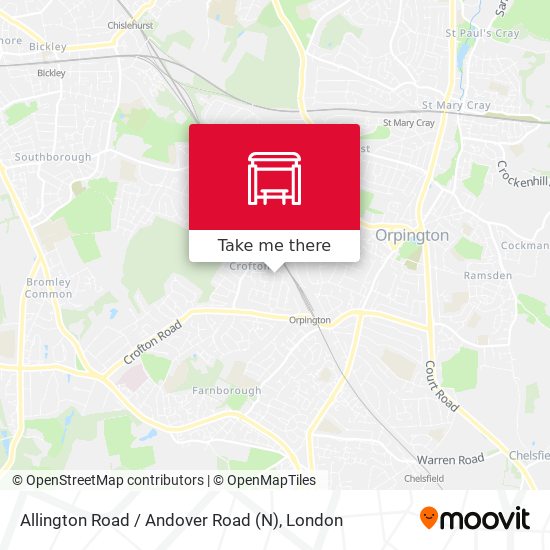 Allington Road / Andover Road (N) map