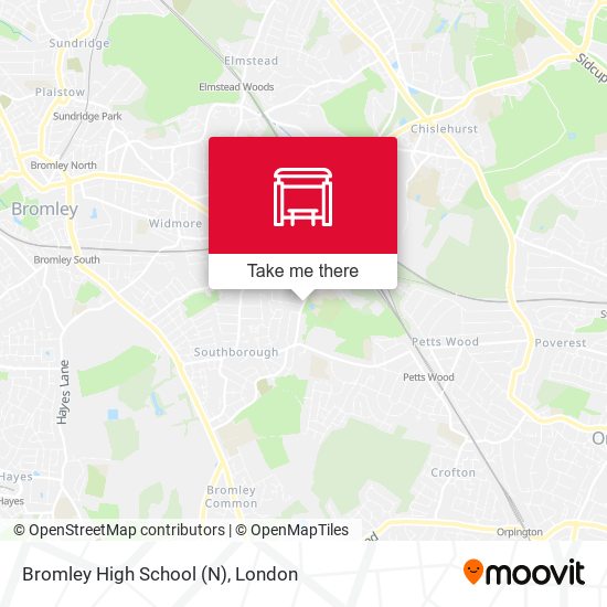 Bromley High School (N) map